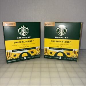 Starbucks Sunsera Blend Coffee Capsules Green and Yellow Packaging